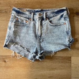 Acid Wash Jean Shorts Gap